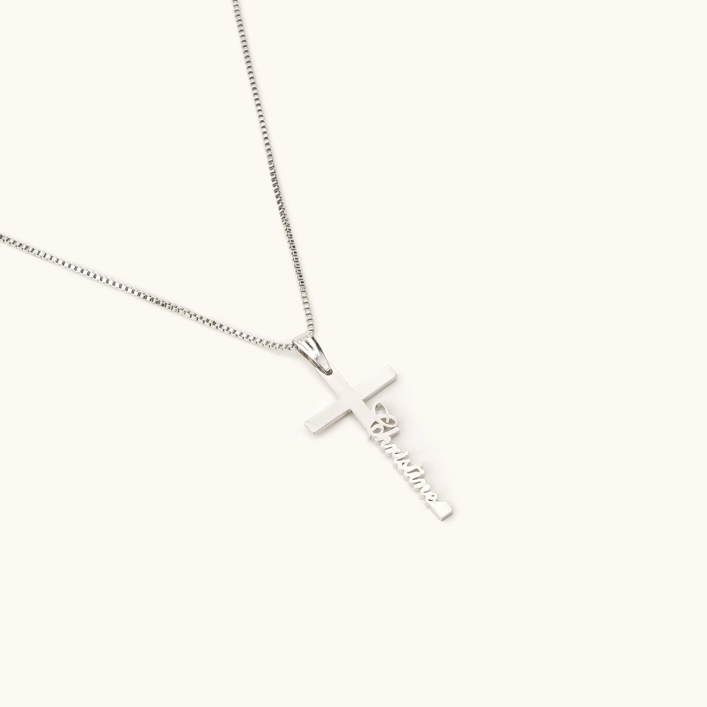 Cross Name Necklace - Image 3