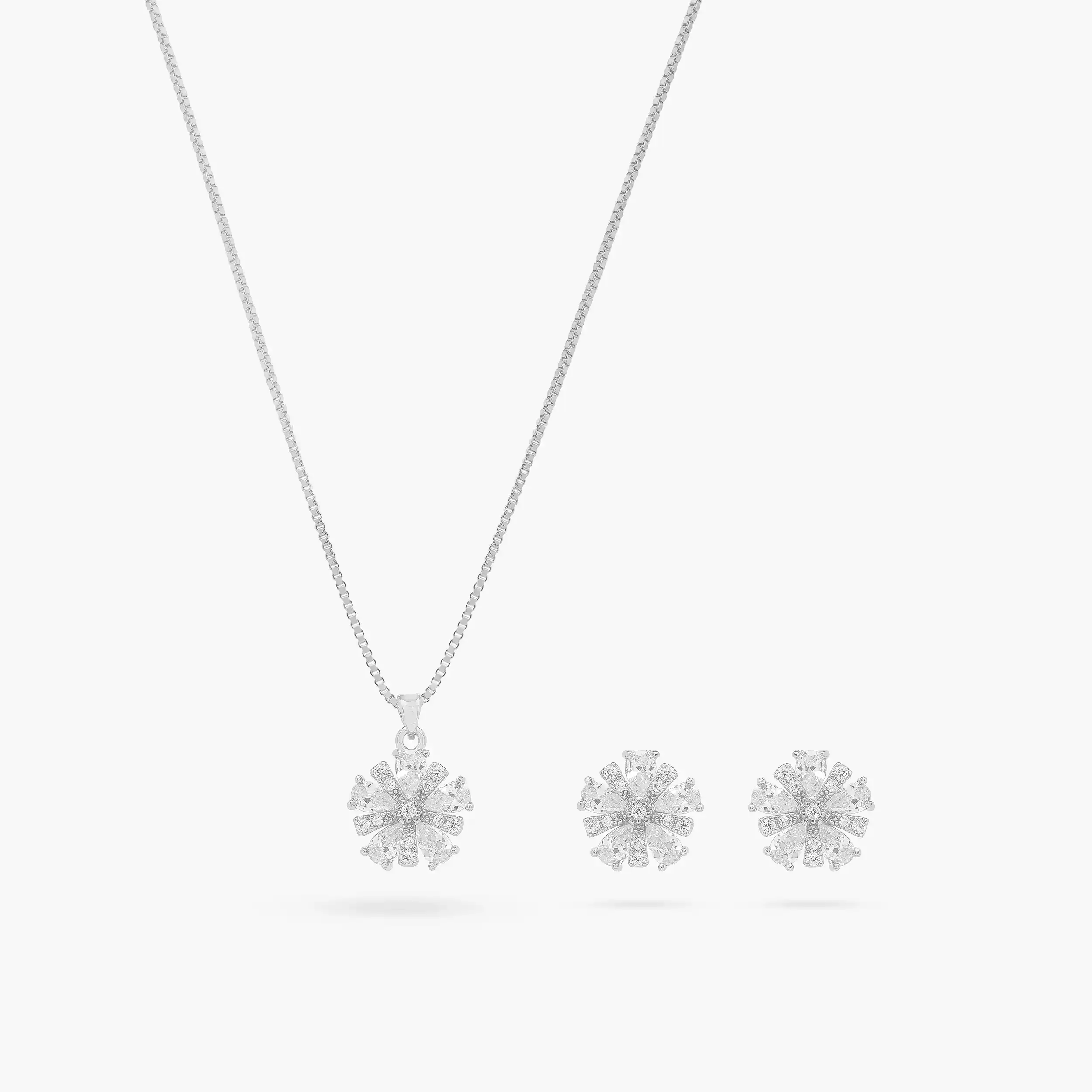 Blooming Grace Flower Diamond Necklace - Image 6