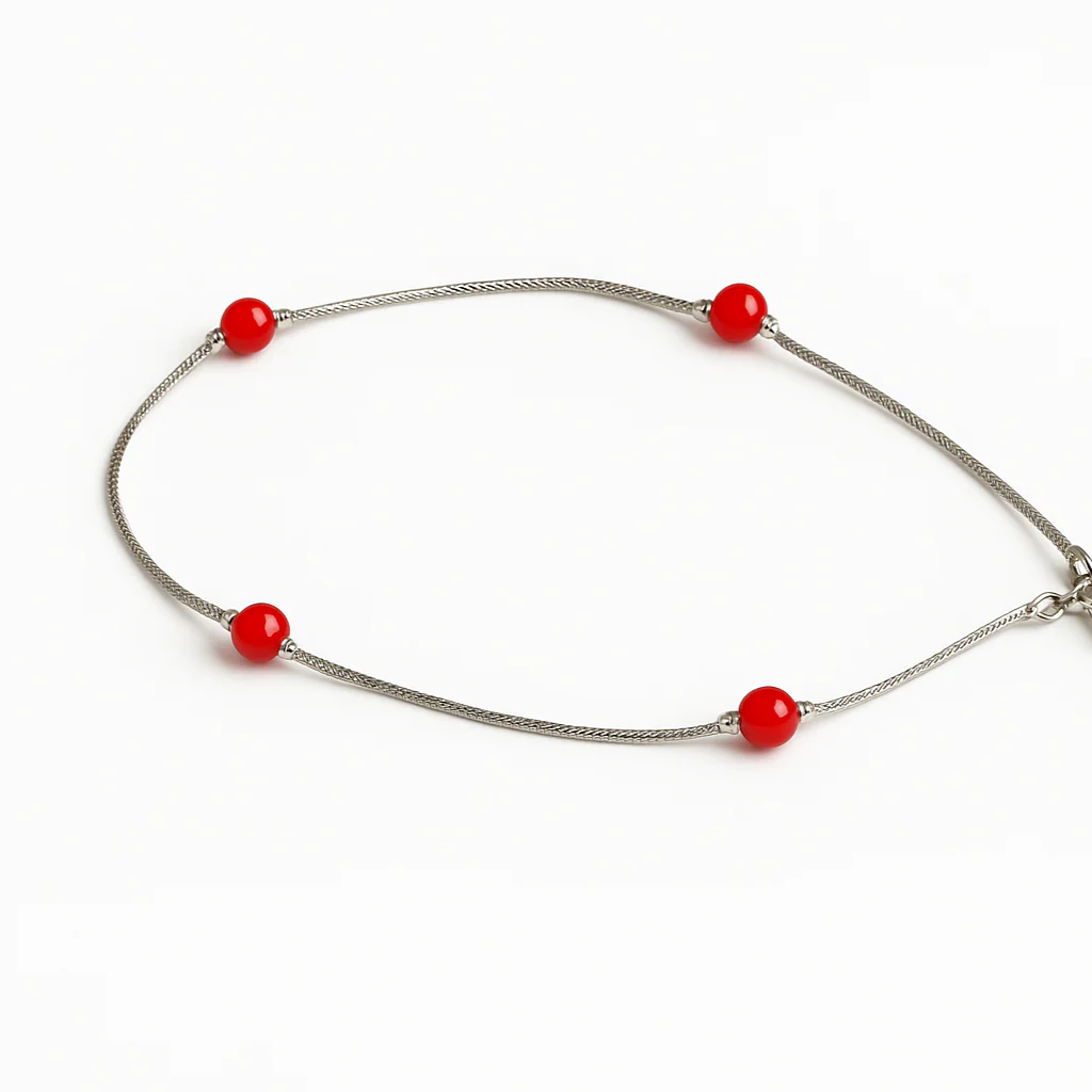 Red Cherry Anklet - Image 2