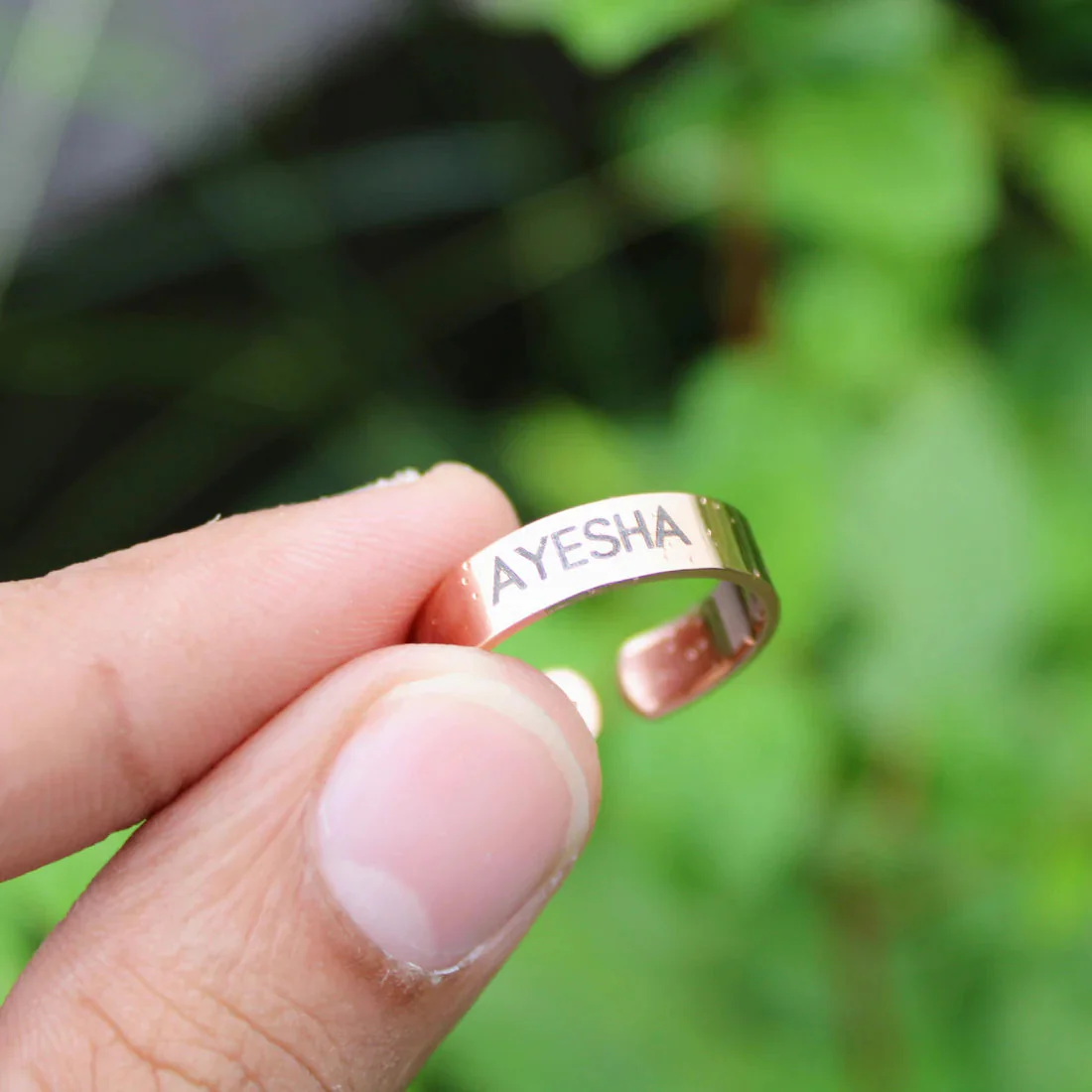 Classic Band Name Ring - Image 3