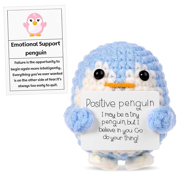Crochet positive penguin - Image 4