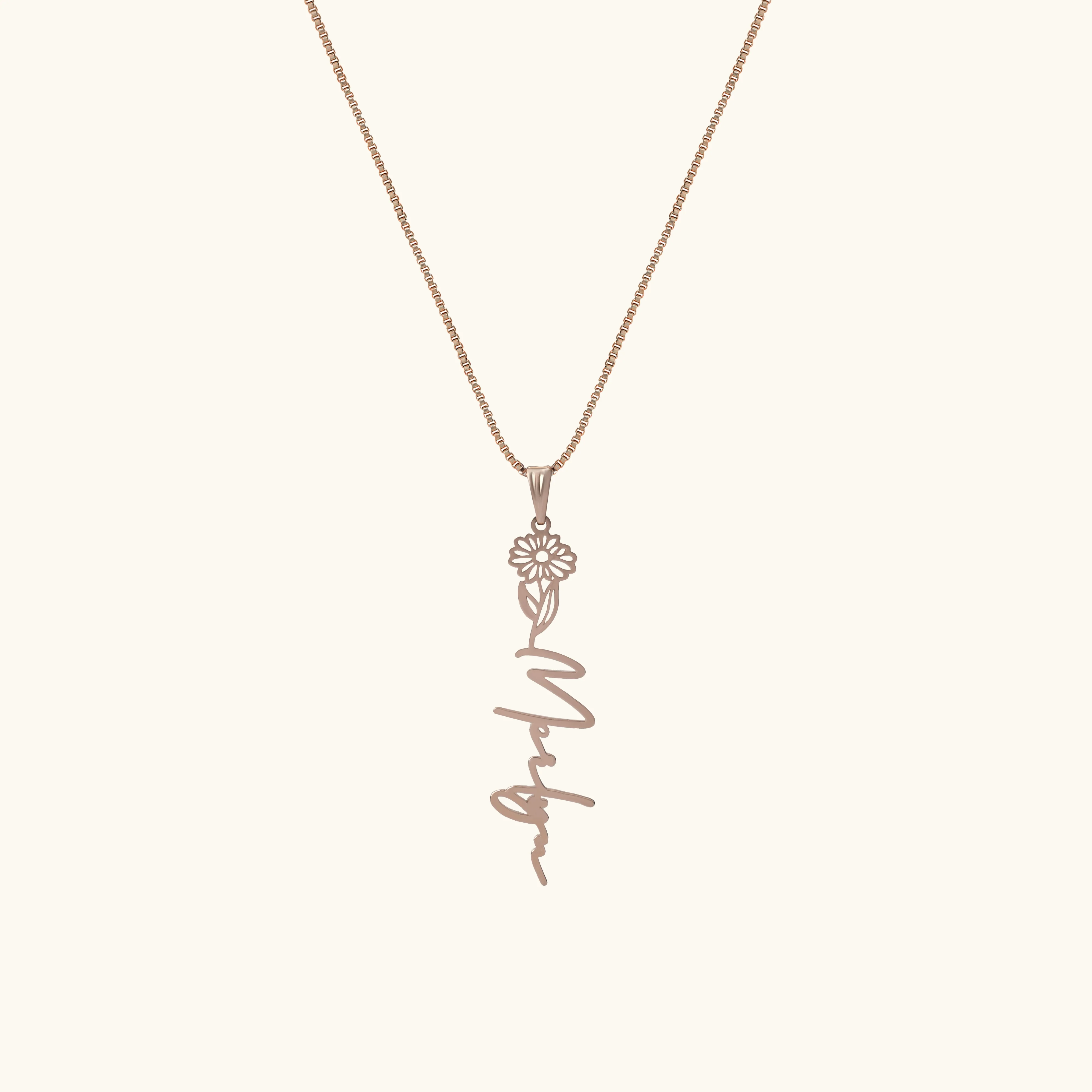 Flower Name Necklace - Image 6