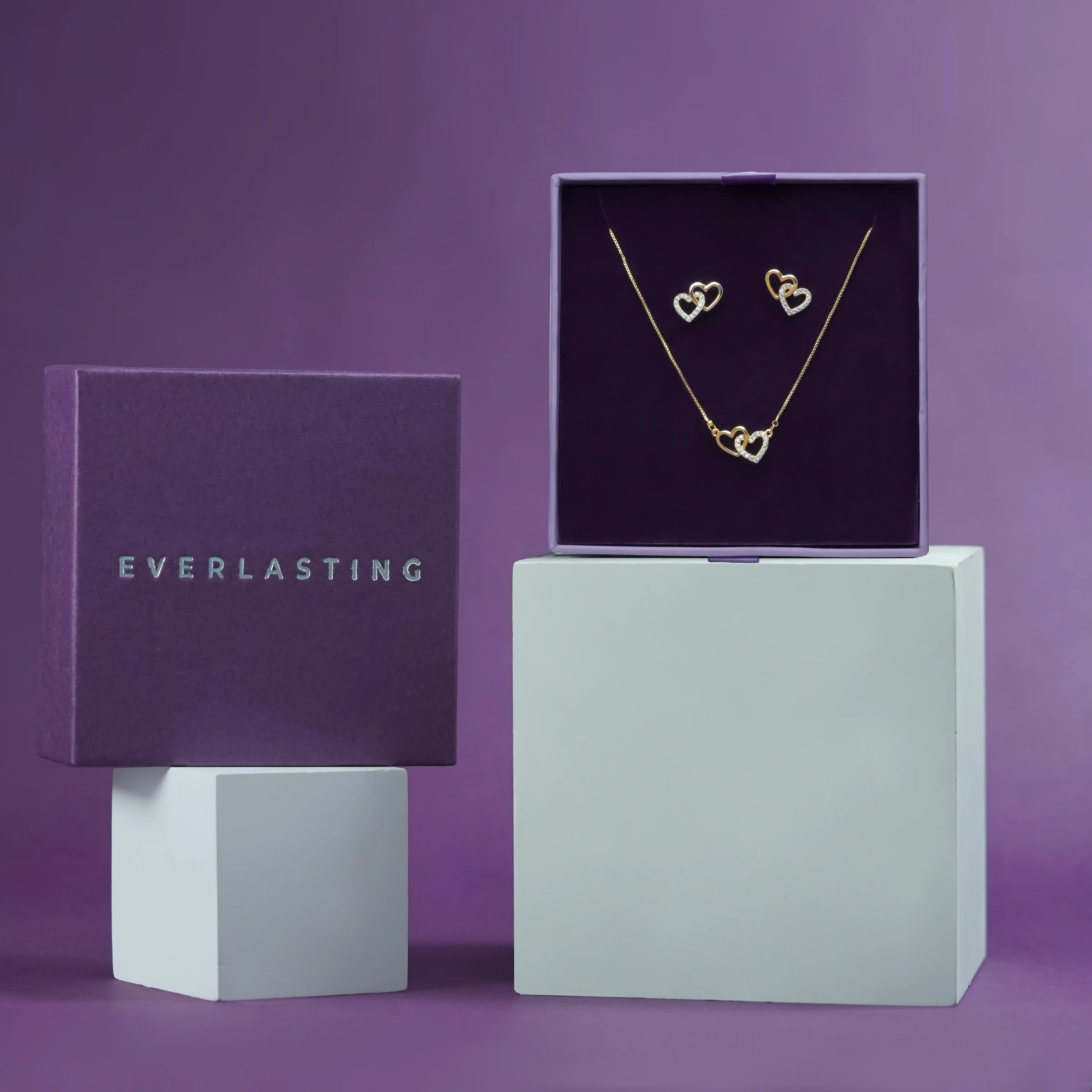 Infinite Love Interlinked Heart Set - Image 4