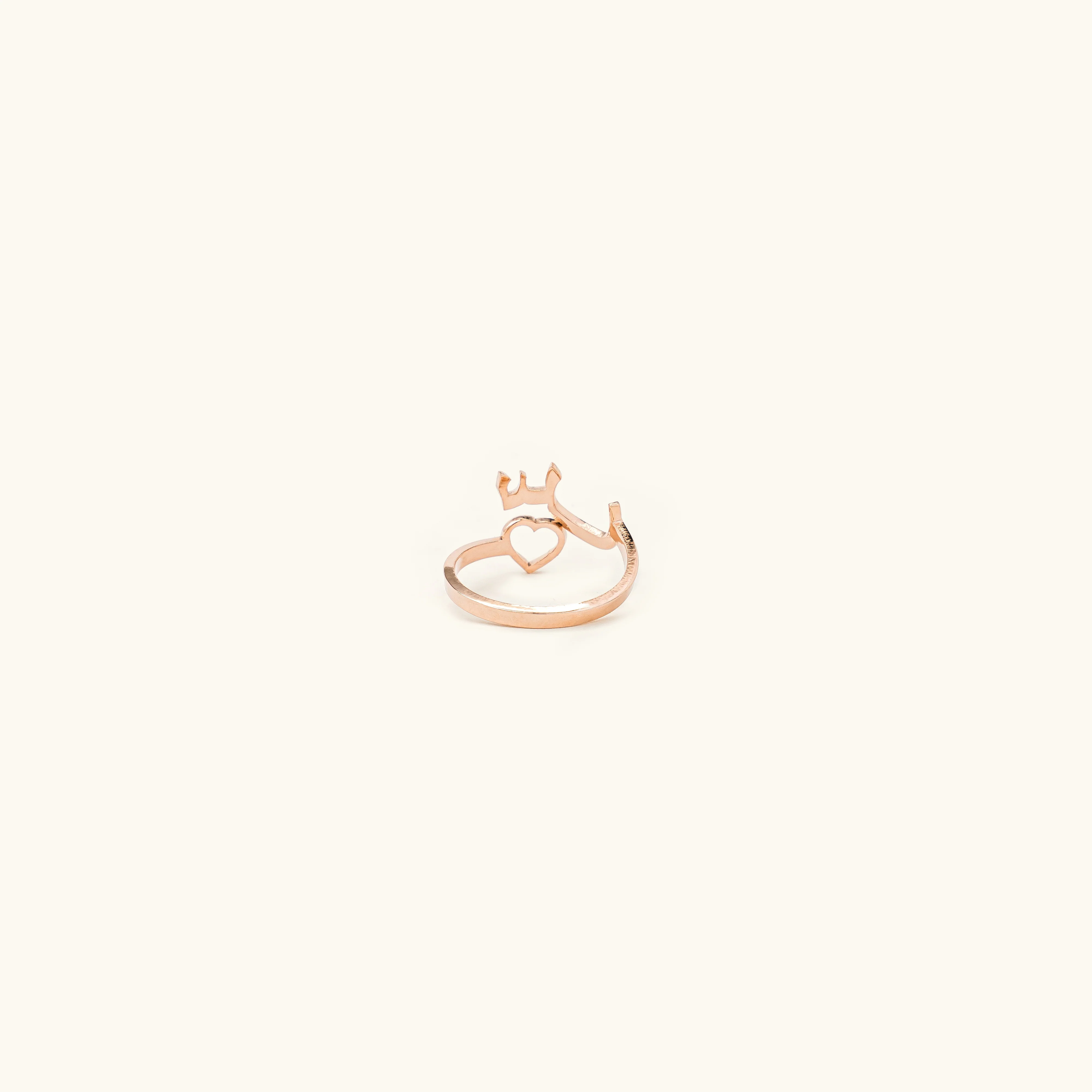 Initial Arabic Ring (Adjustable) - Image 8