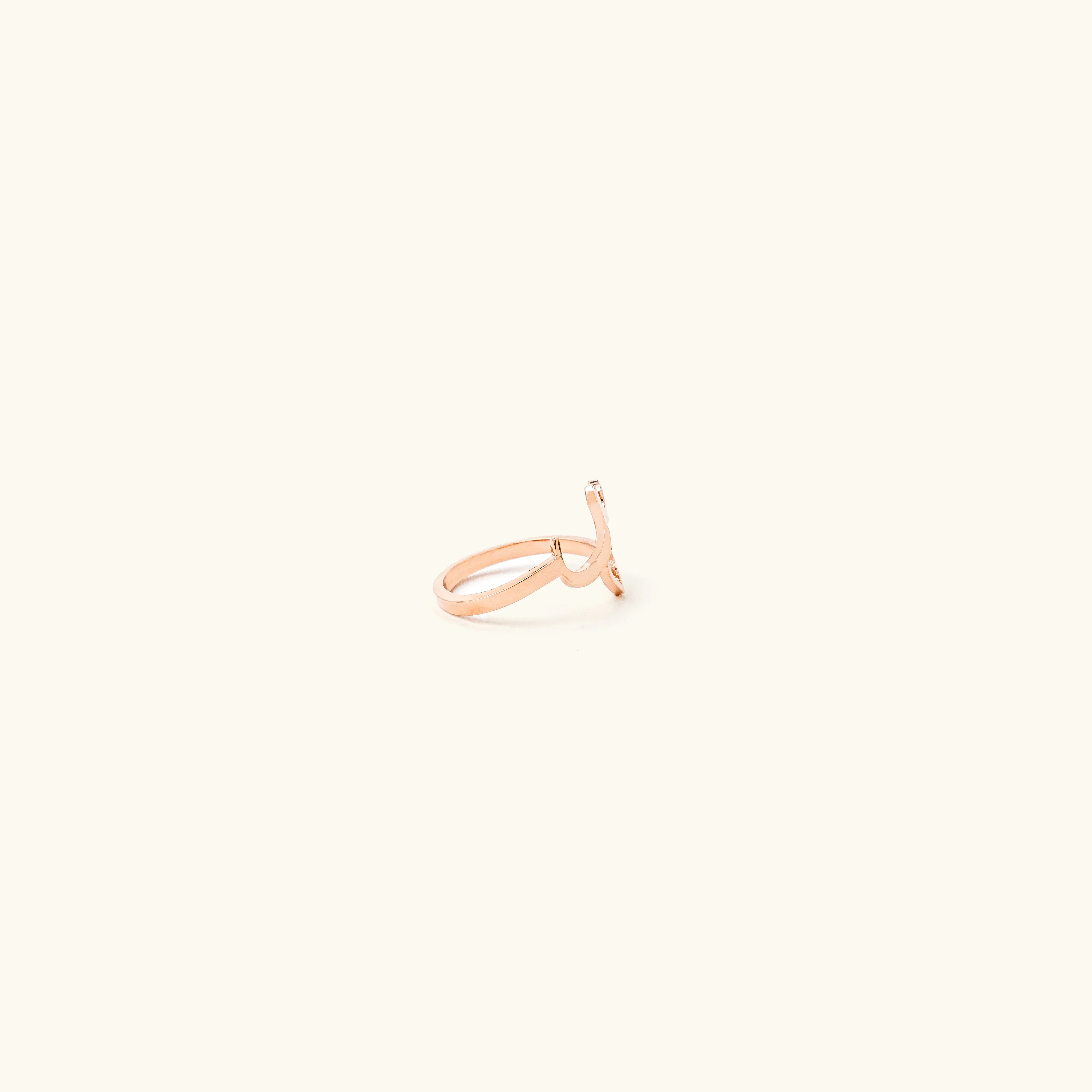 Initial Arabic Ring (Adjustable) - Image 9