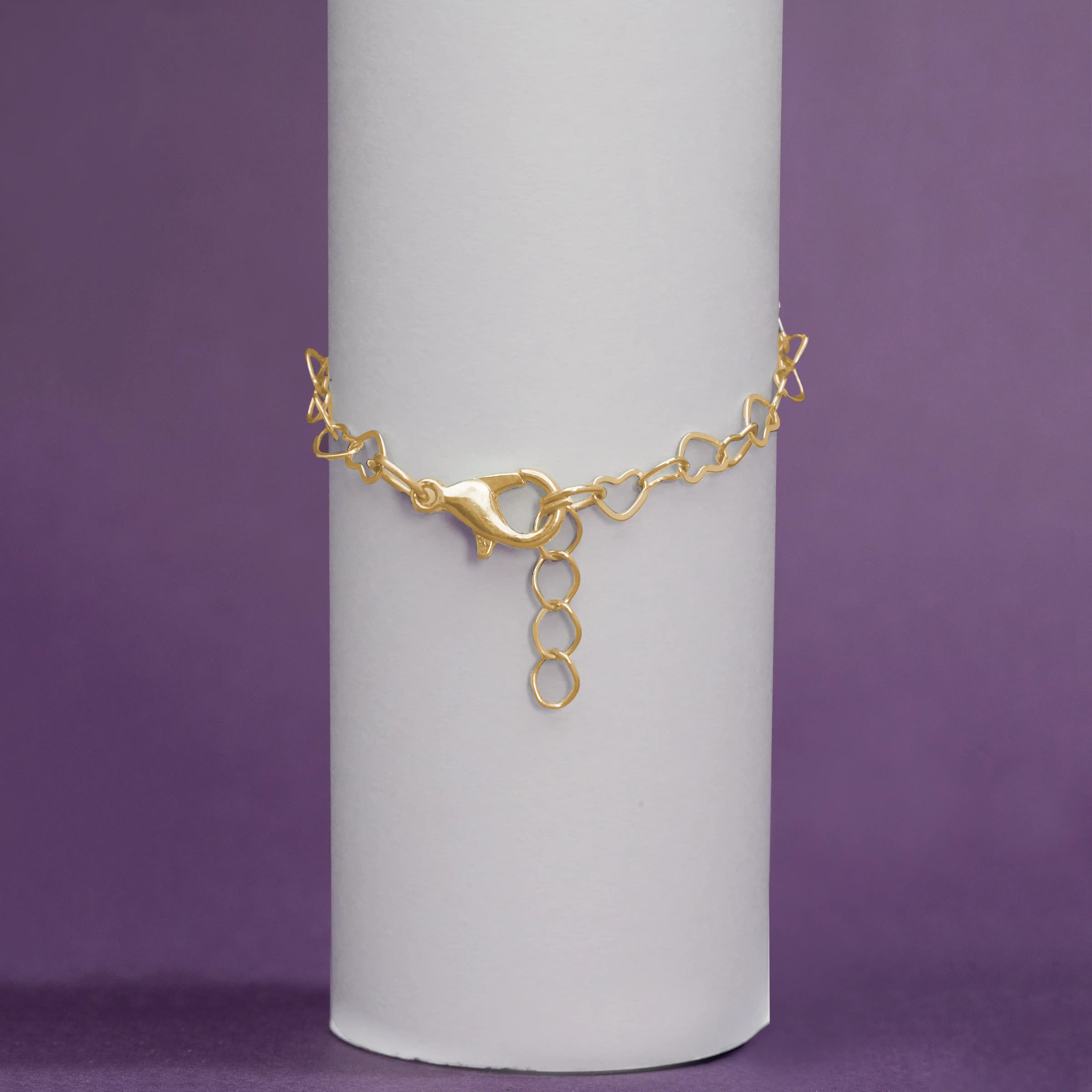 Interlinked Heart Anklet - Image 3