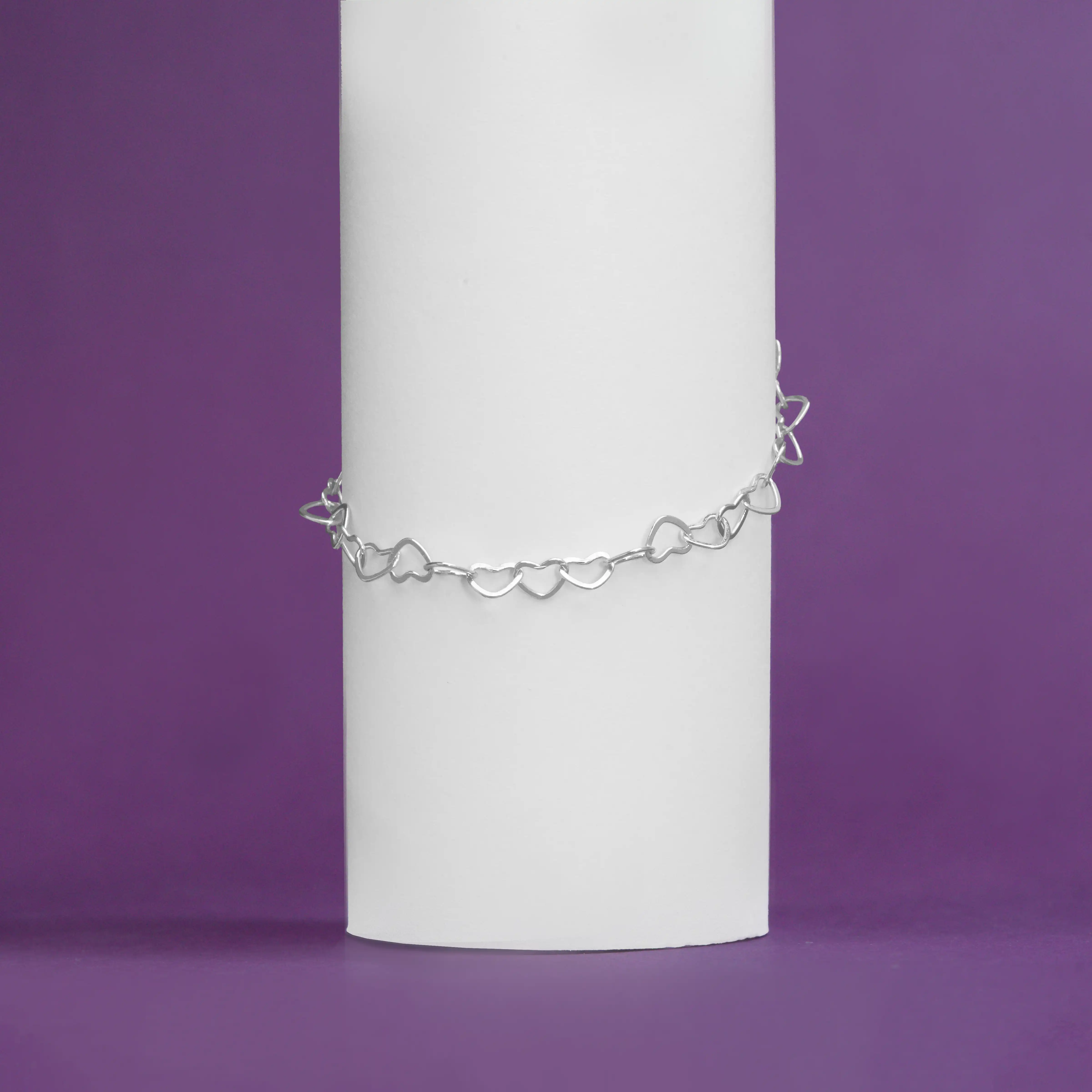 Interlinked Heart Anklet - Image 5
