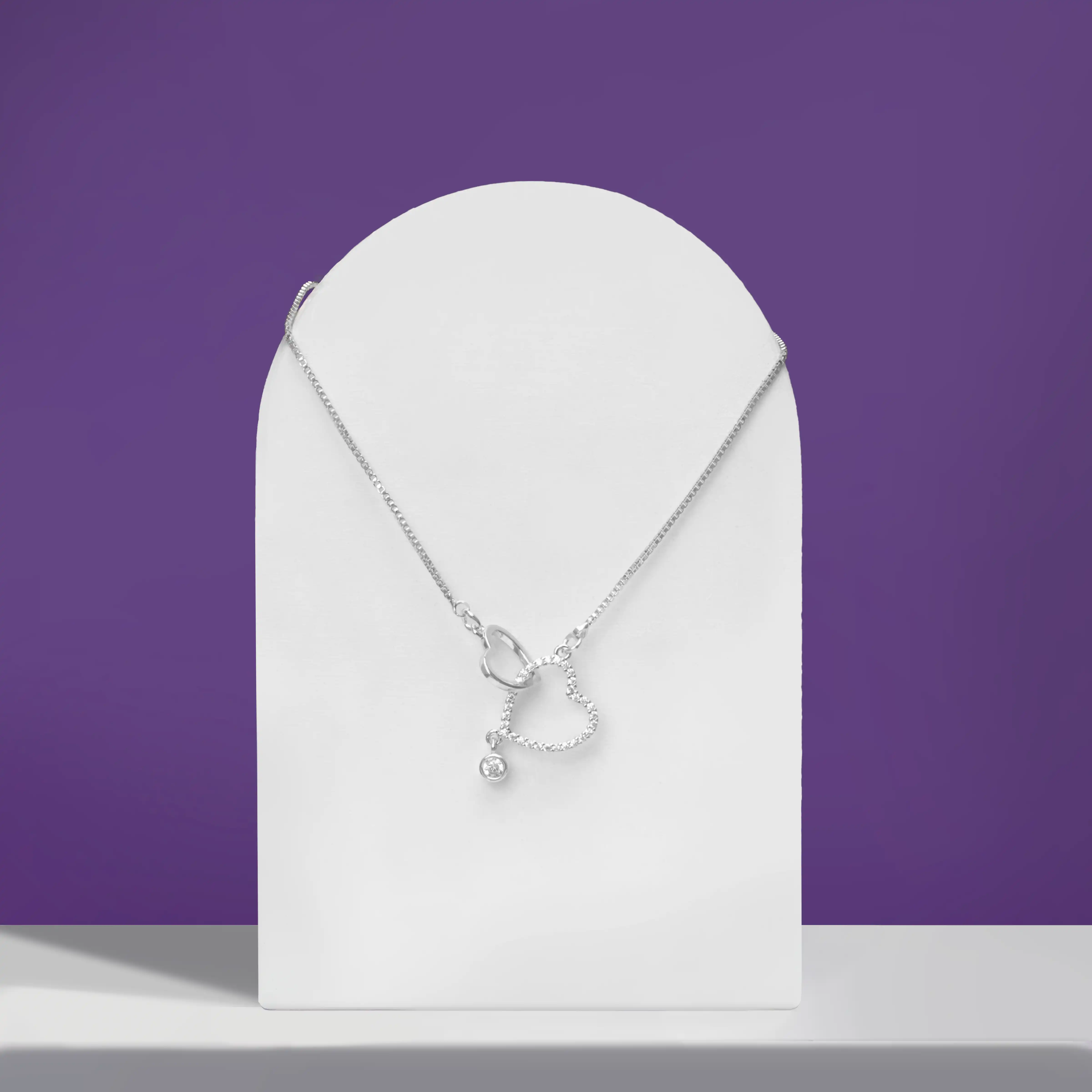 Interlinked Heart Necklace - Image 11