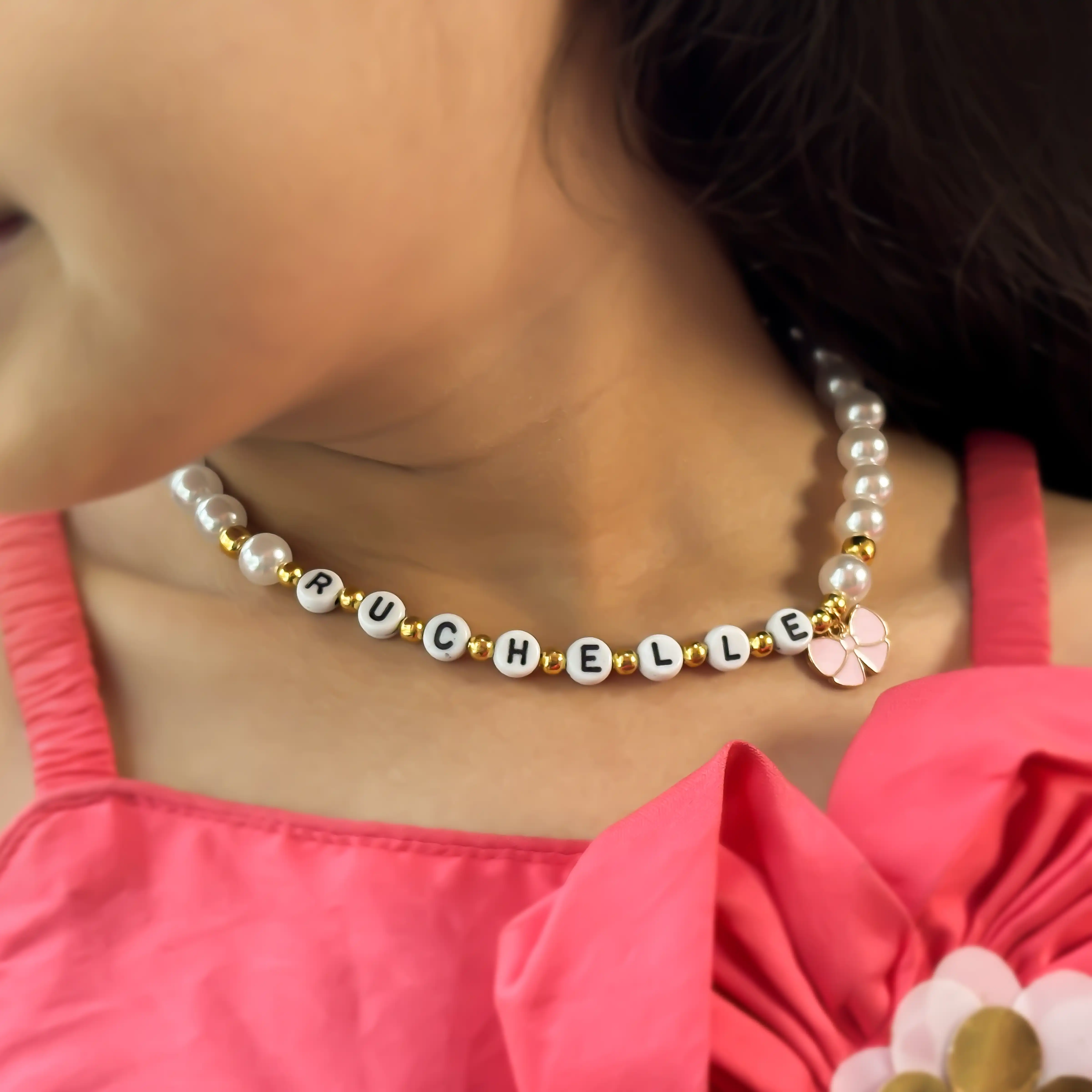 Kids Personalised Bead Necklace - Image 10