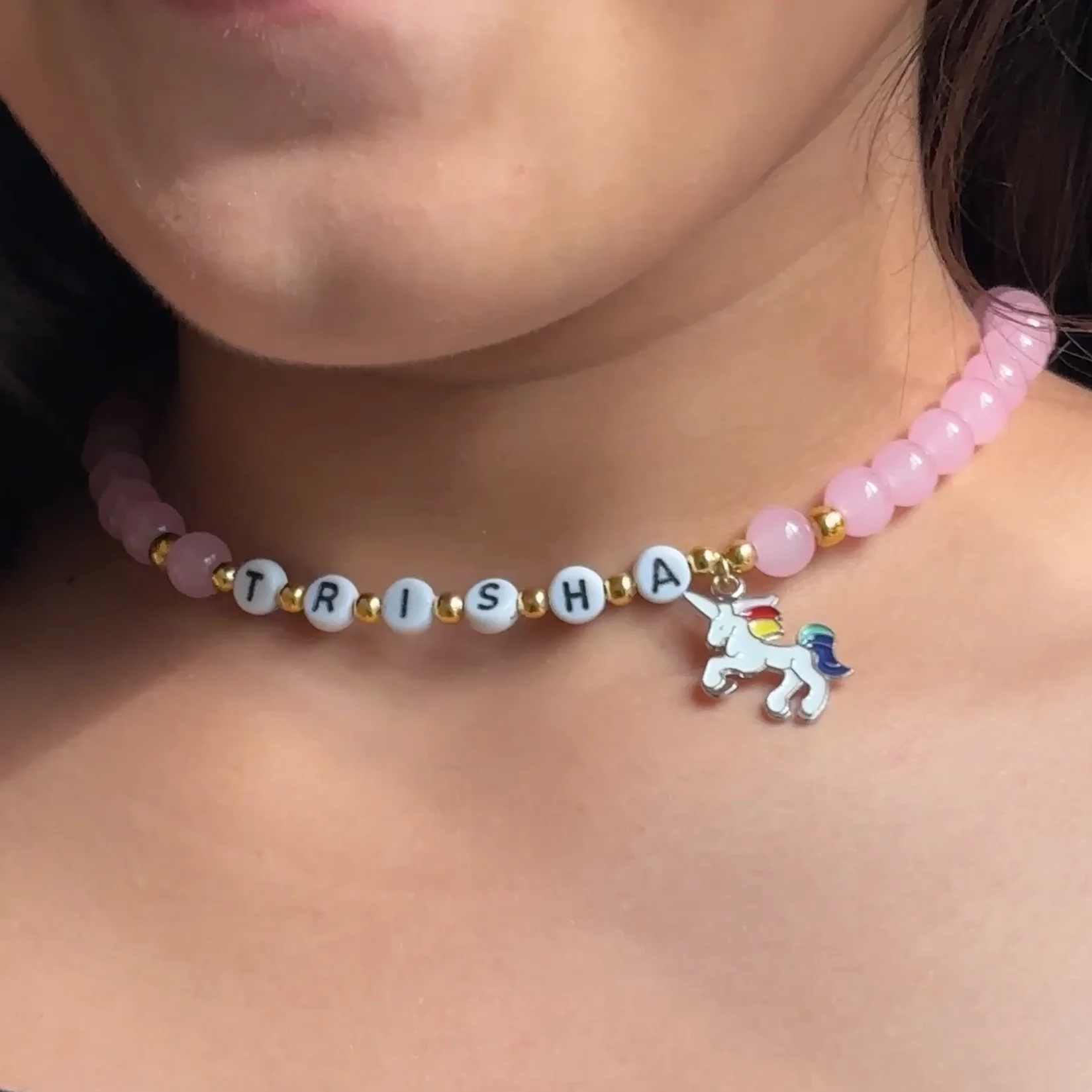 Kids Personalised Bead Necklace - Image 9