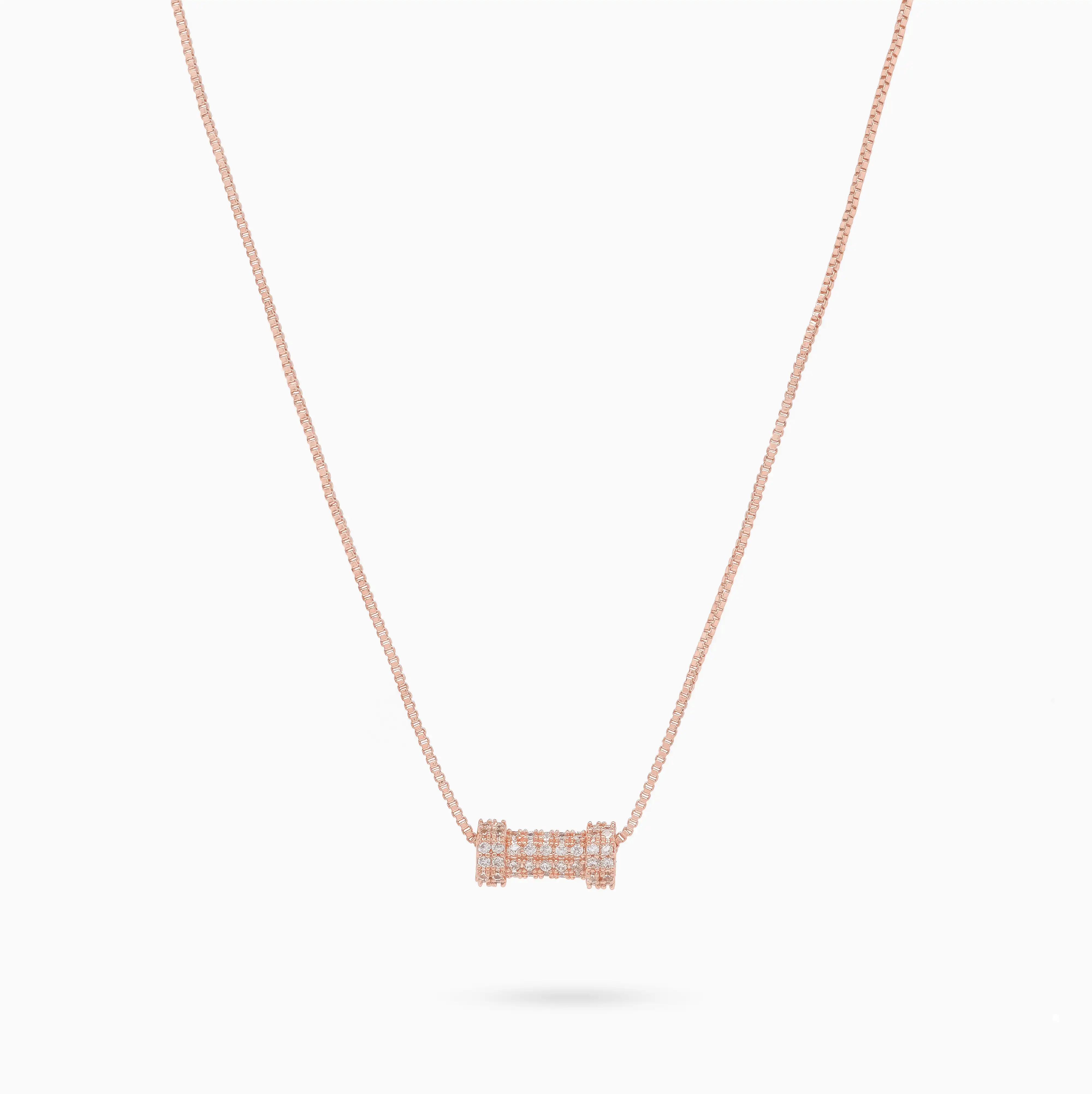 Lustre Tube Necklace