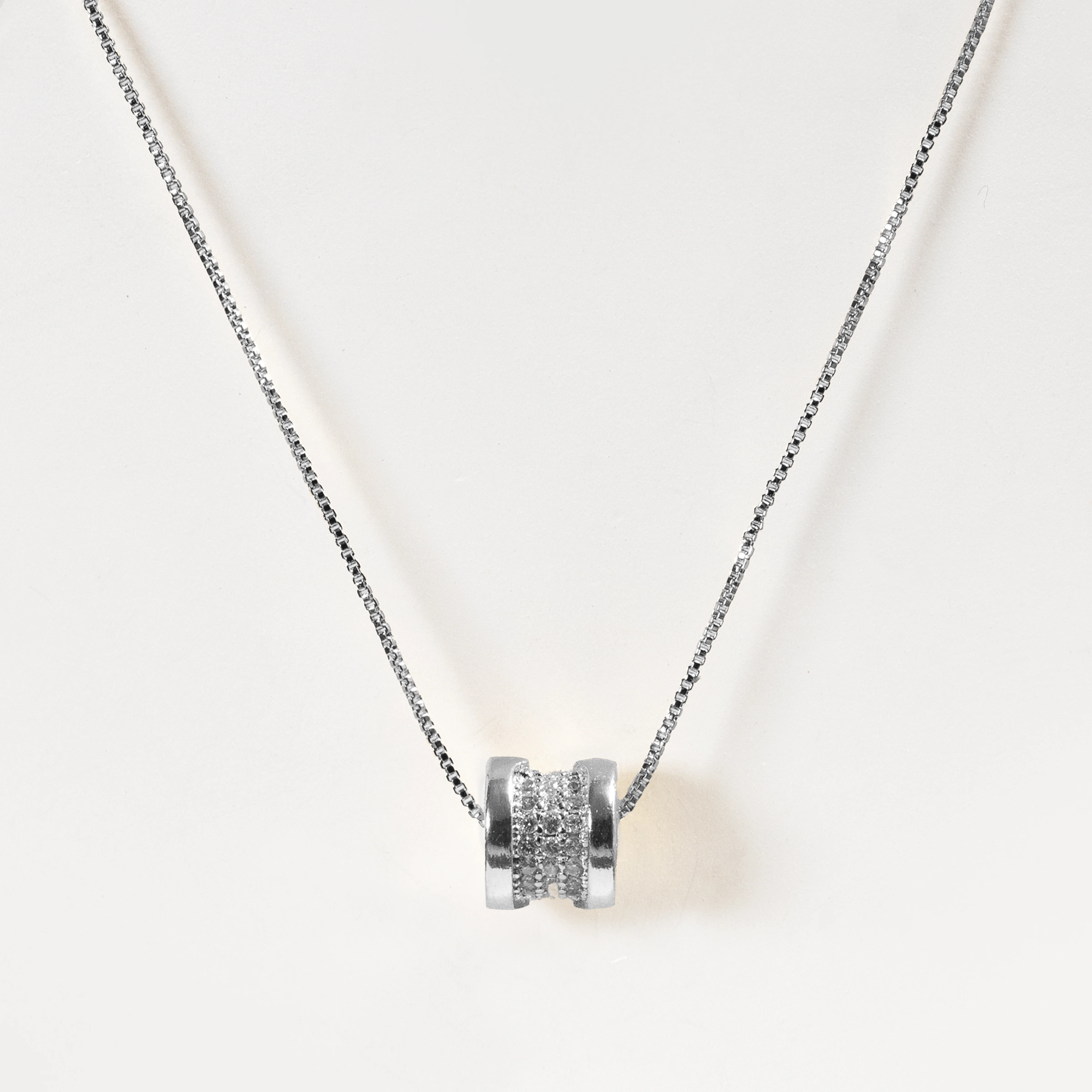 Luxe Cylinder Pendant Necklace - Image 5