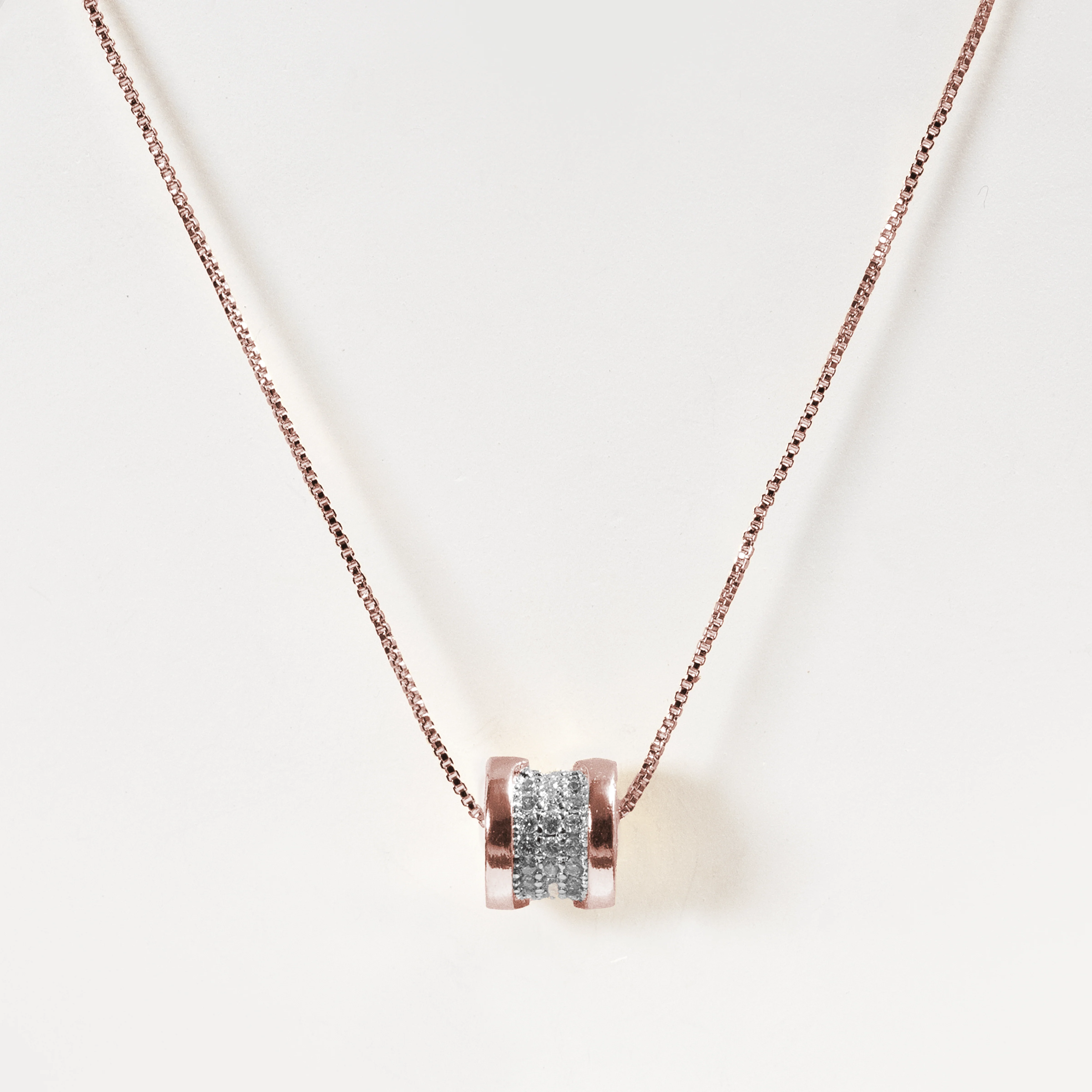 Luxe Cylinder Pendant Necklace - Image 8