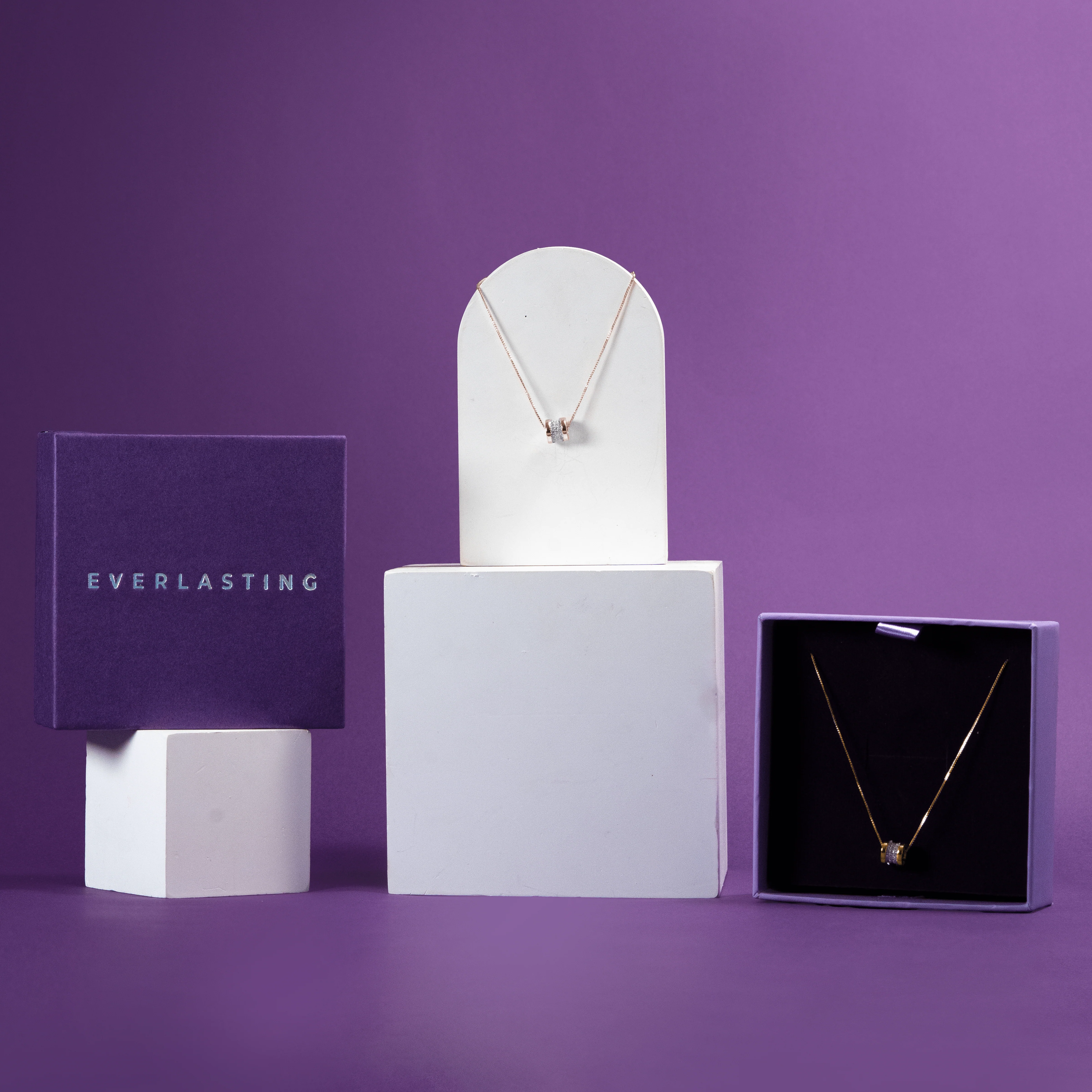 Luxe Cylinder Pendant Necklace - Image 9
