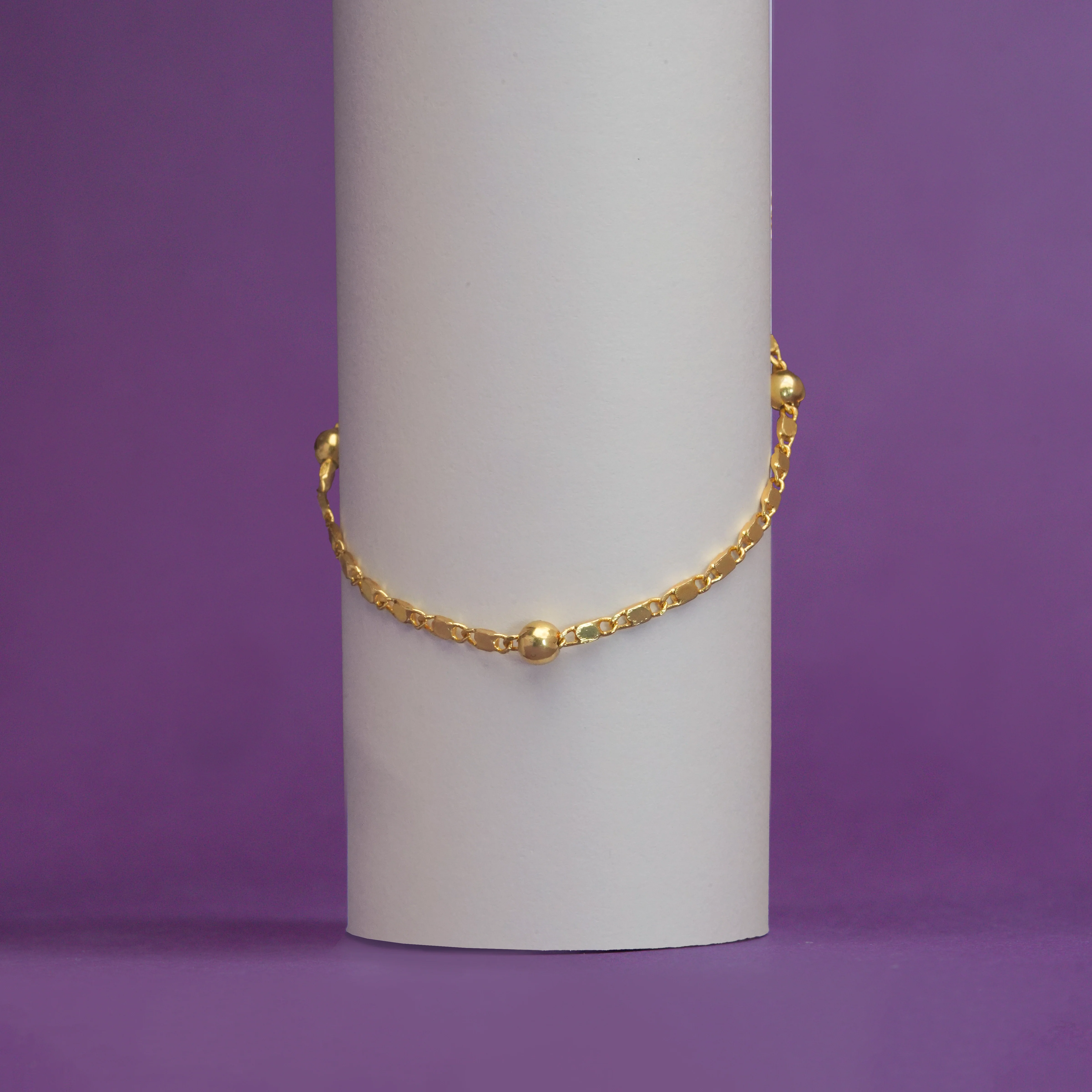 Minimal Bead Anklet - Image 5