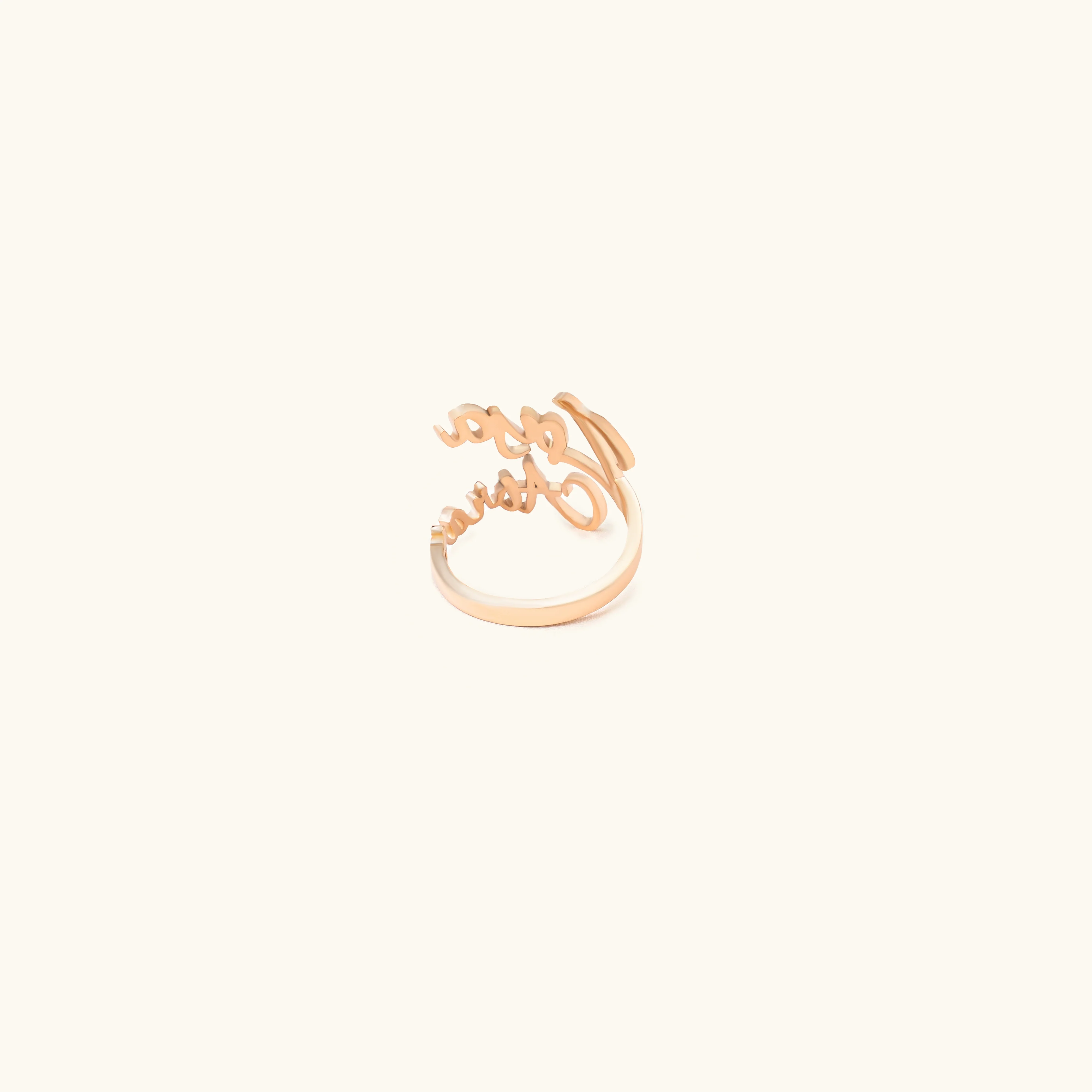 Couple Name Ring (Adjustable) - Image 5