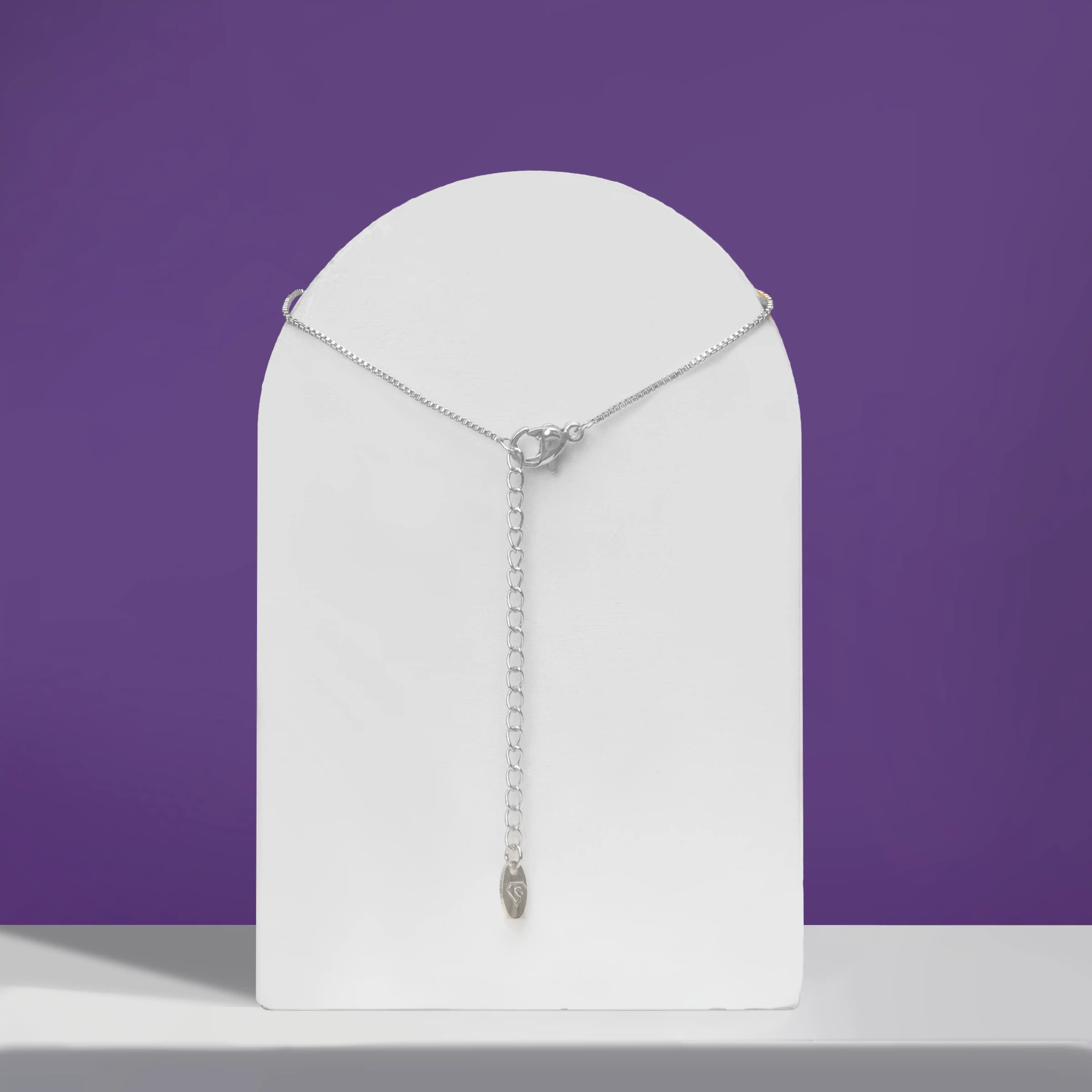 Oval Diamond Necklace - Image 11