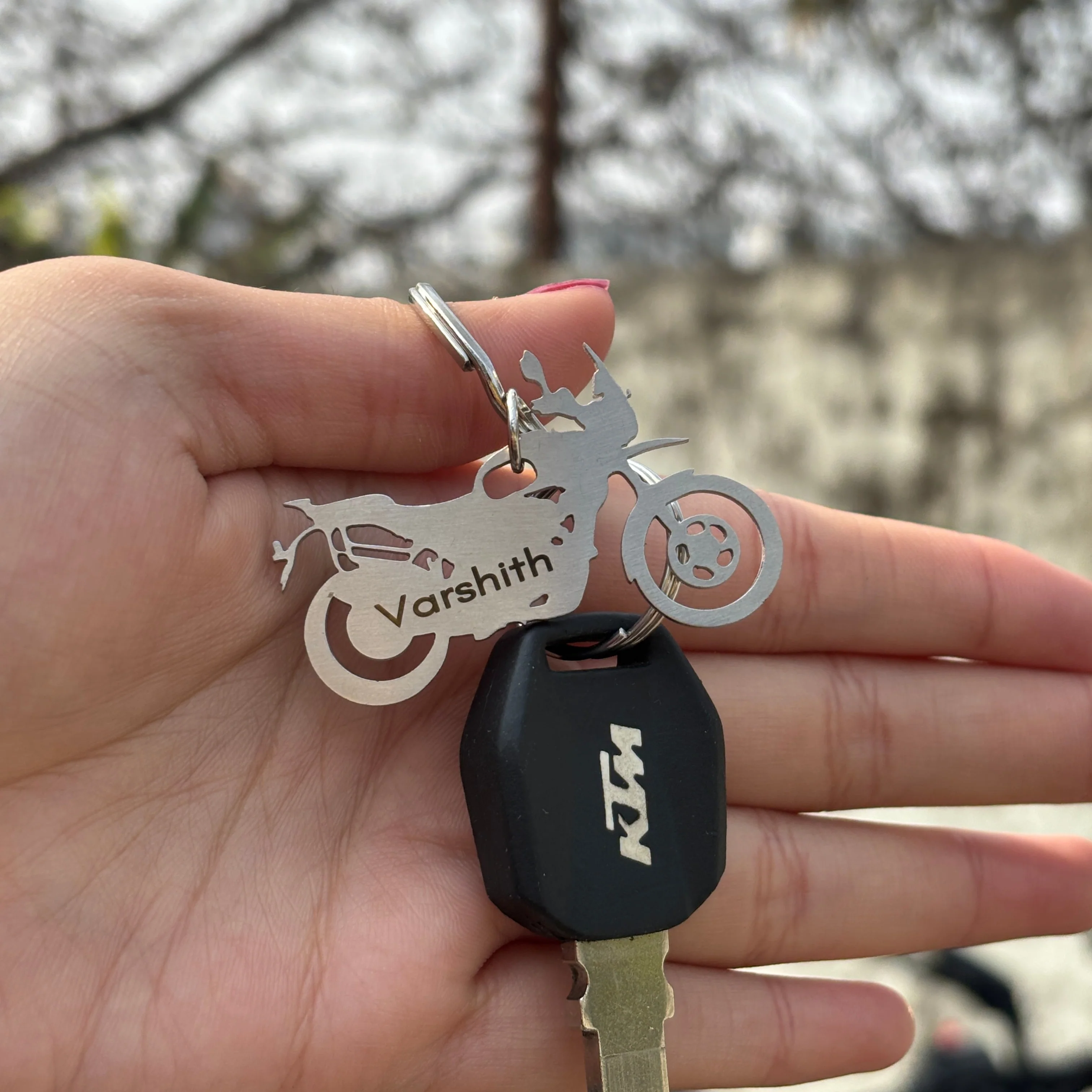 Personalised Bike Keychain - Image 3