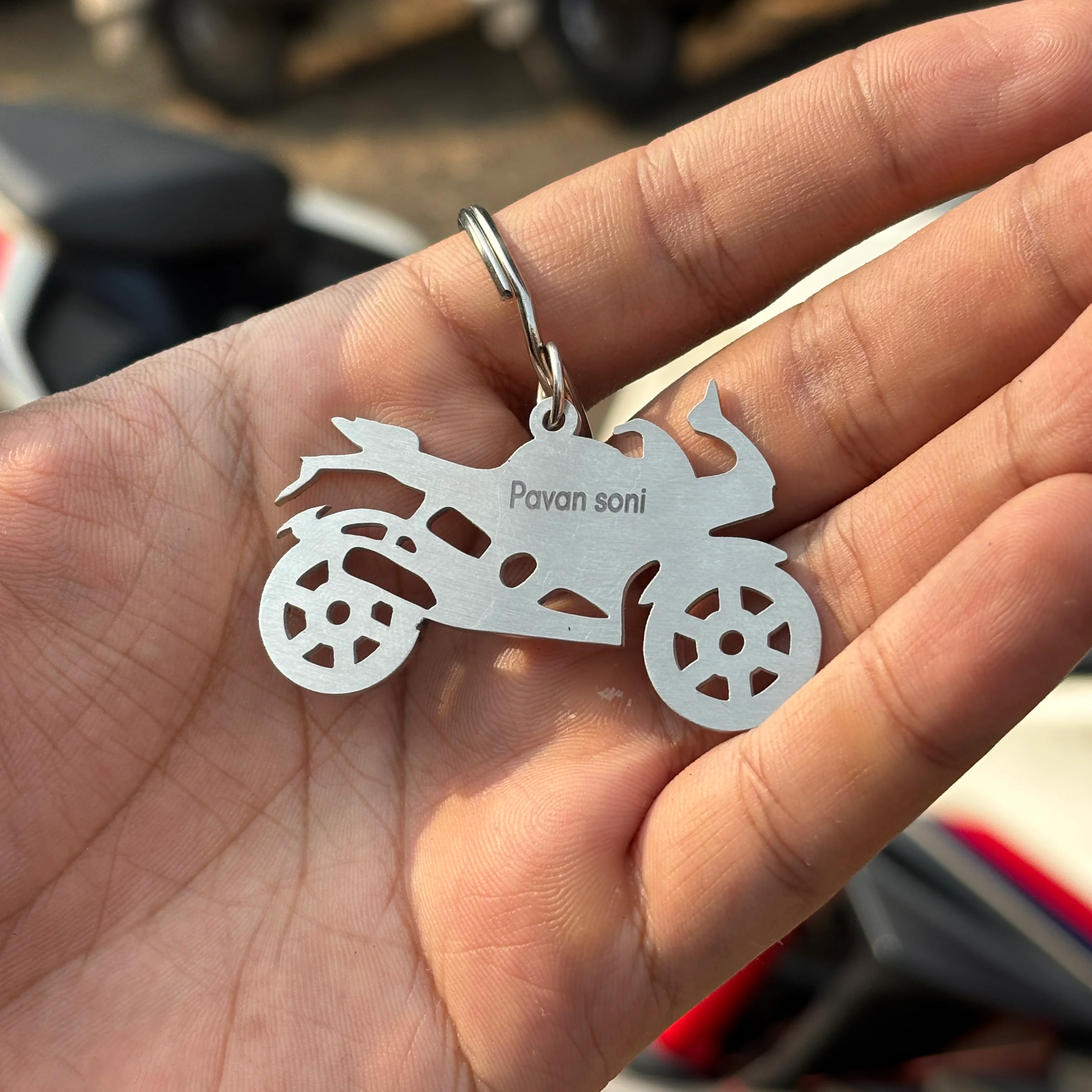 Personalised Bike Keychain - Image 4