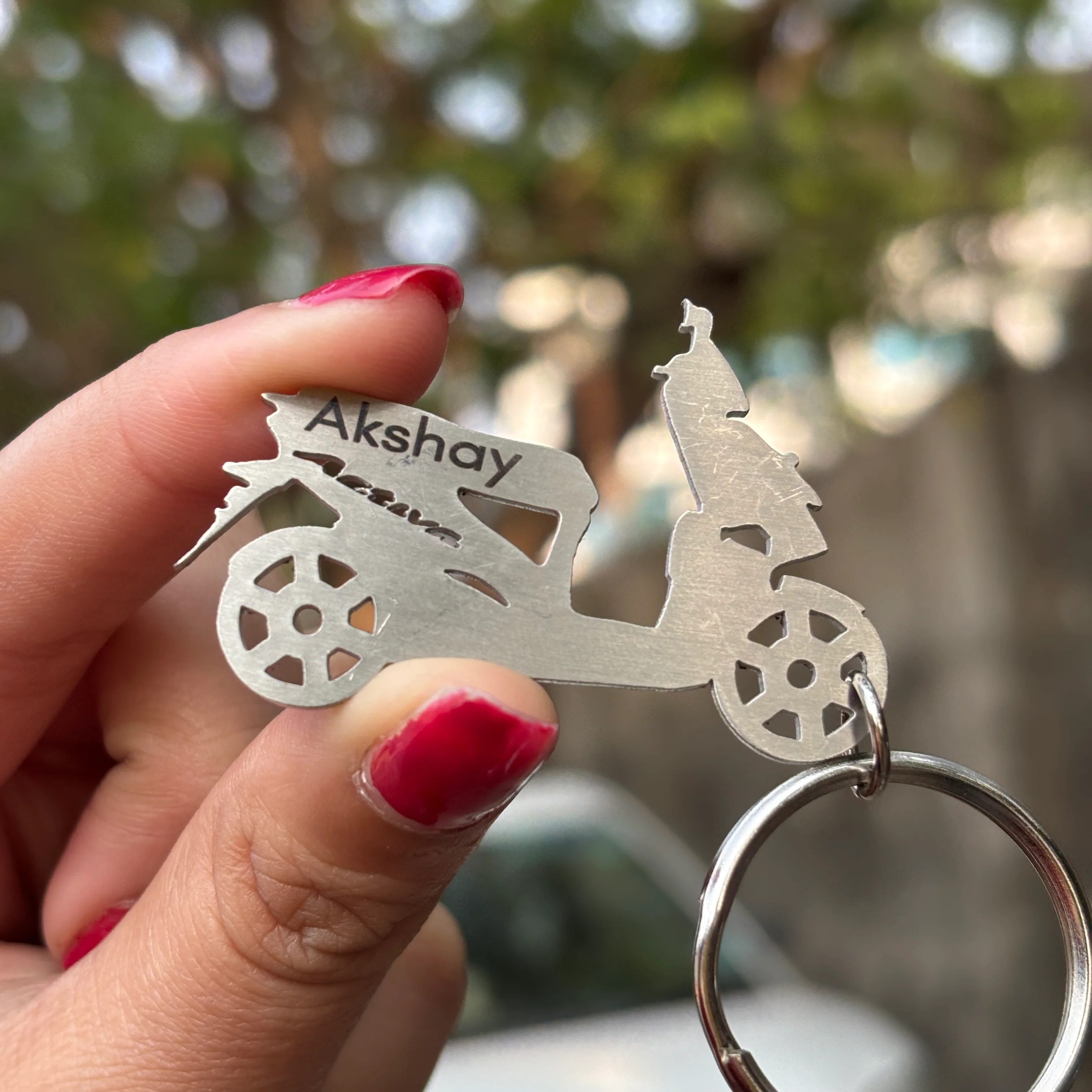 Personalised Bike Keychain - Image 6