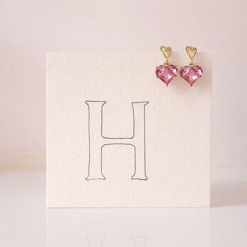 Personalised Name Earring Hamper - Image 2