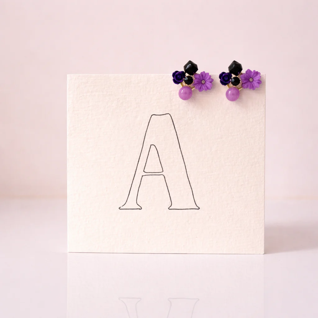 Personalised Name Earring Hamper - Image 5