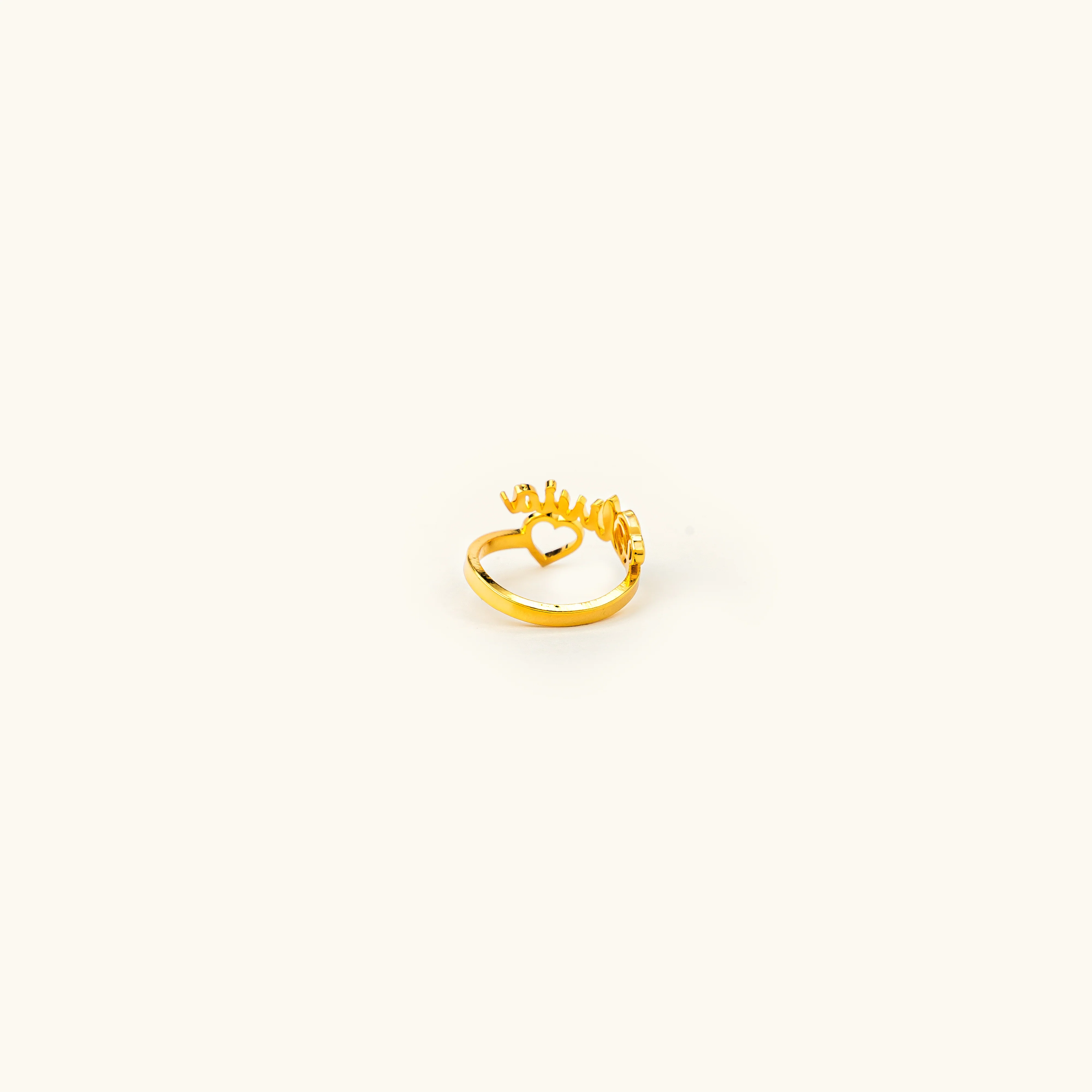 Heart Name Ring (Adjustable) - Image 4