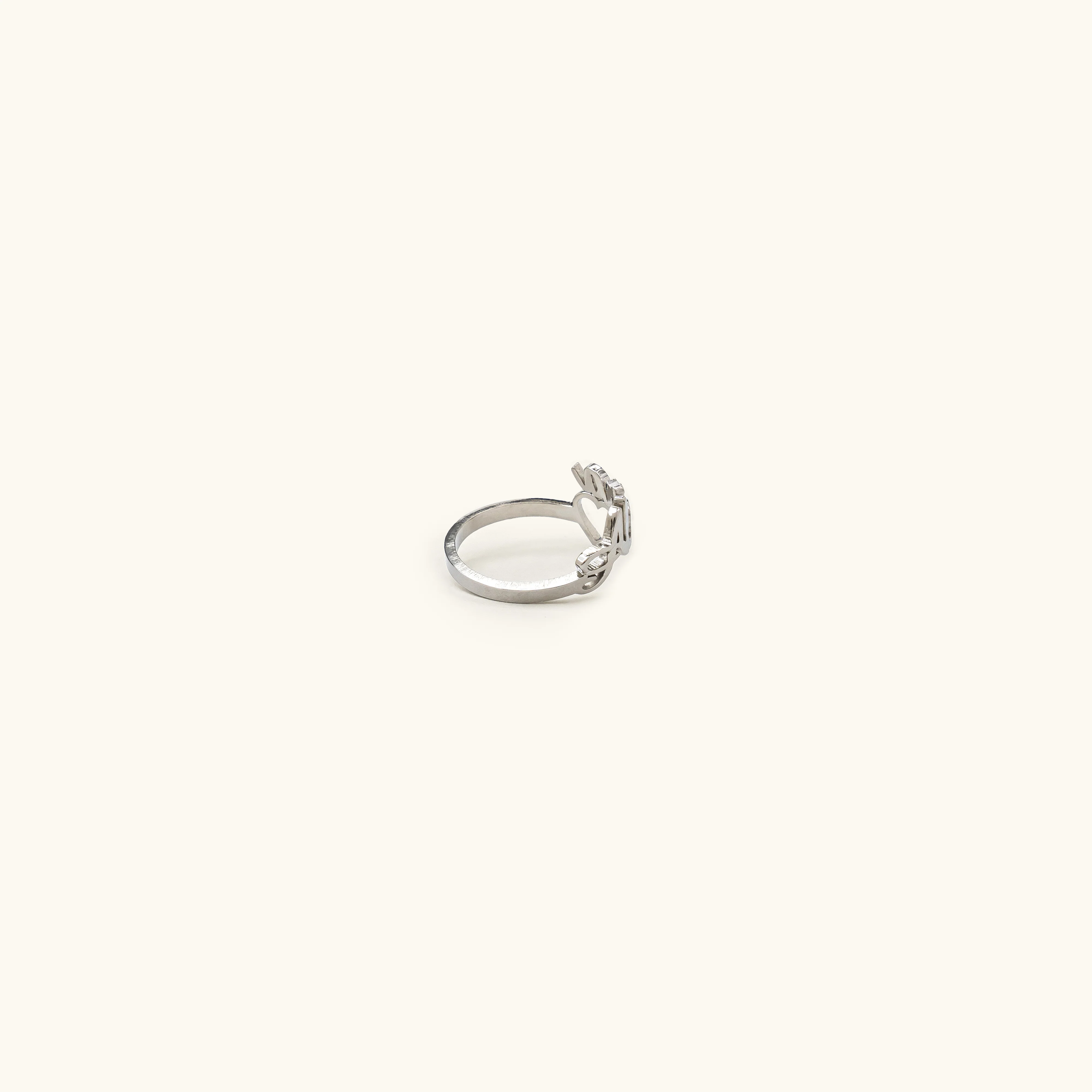 Heart Name Ring (Adjustable) - Image 7