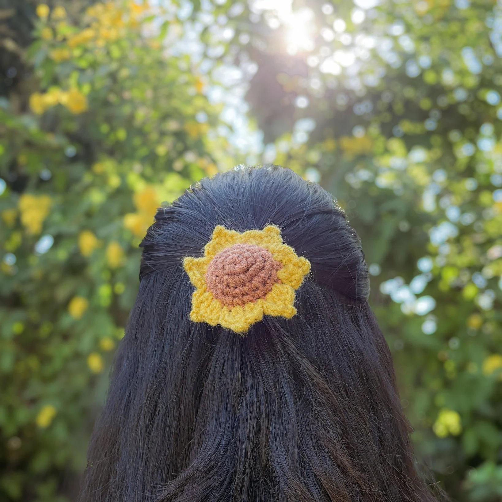 Sunflower Hair Rubber Band - Image 3