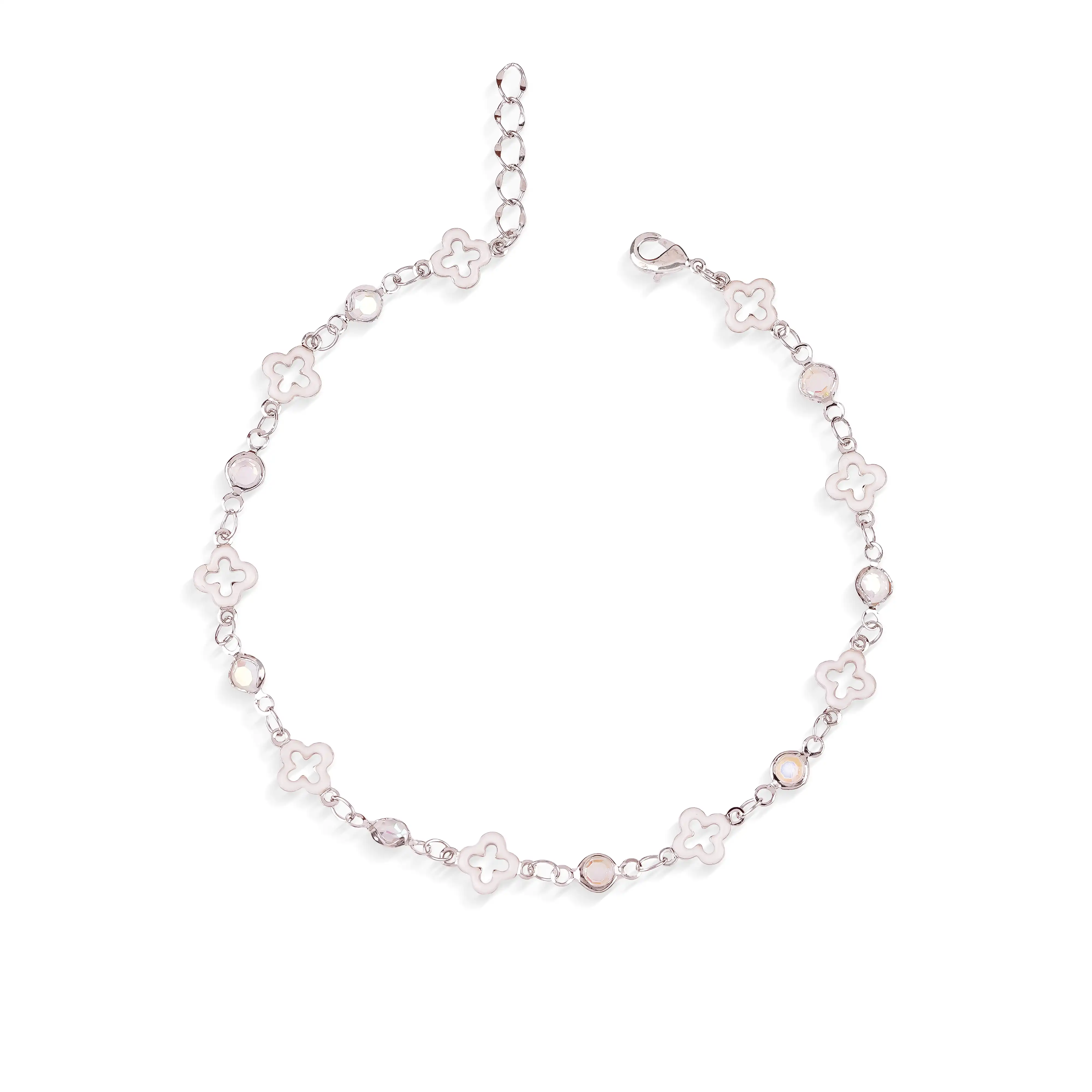Ivory Clover Anklet - Image 3